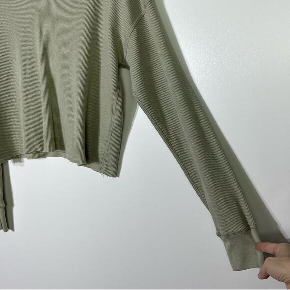Michael Stars Olive Green Long Sleeve Tee XS EUC - Picture 4 of 6